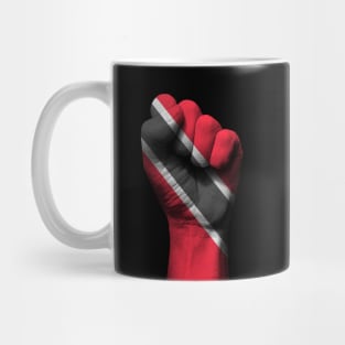 Flag of Trinidad and Tobago on a Raised Clenched Fist Mug